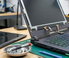 New screen replacing broken laptop screen