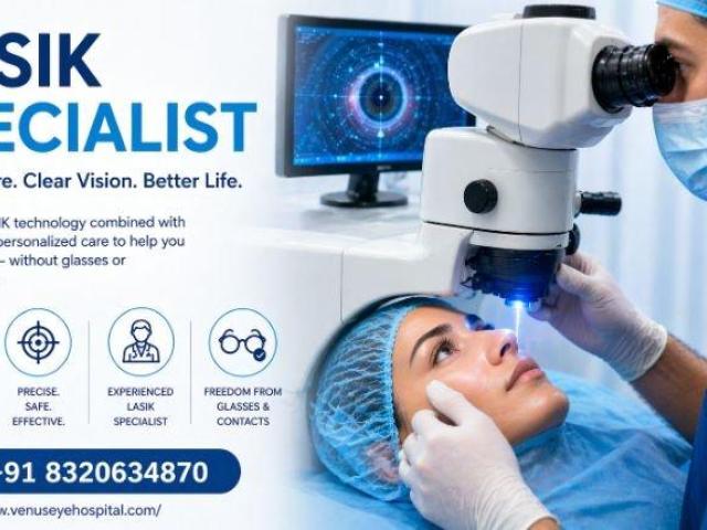 Why Venus Eye Hospital Is the First Choice for Lasik Specialists in Ahmedabad?