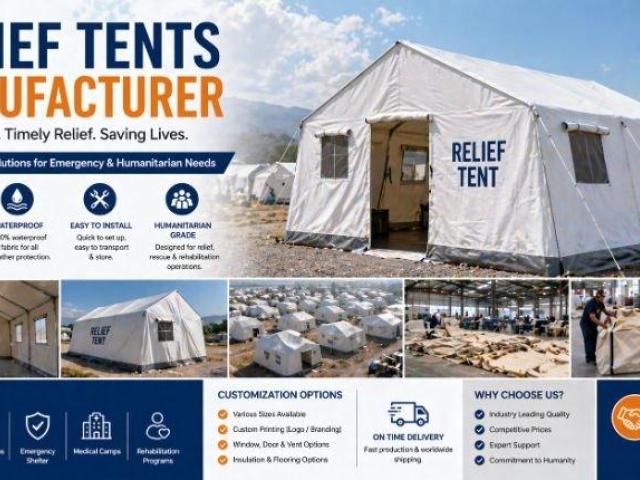 Relief Tents Manufacturer | Sagar Industries – Affordable Solutions for Relief Agencies