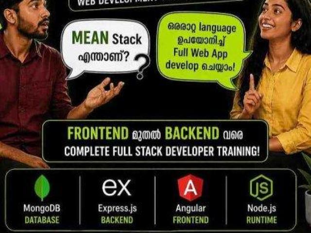 MEAN Stack Training in Kochi for Full Stack Development