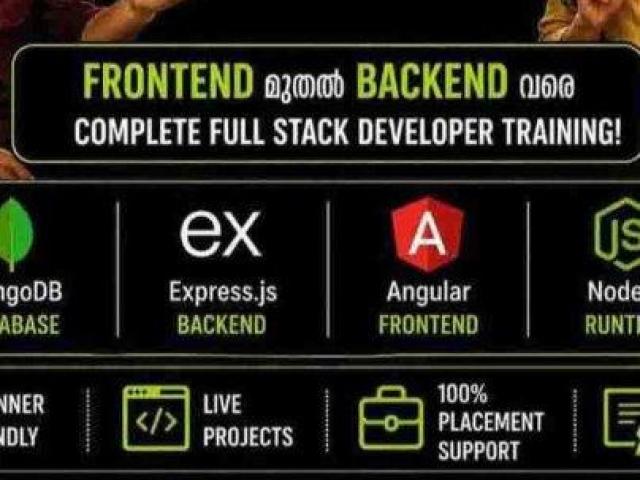 MEAN Stack Training in Kochi for Full Stack Development