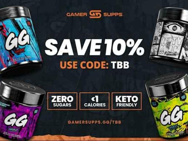 Save 10% on GamerSupps GG Energy – Use Code TBB