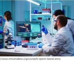 Bsc optometry lateral entry admission