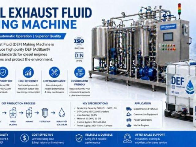 Diesel Exhaust Fluid Making Machine Training Programs by DEF Machines