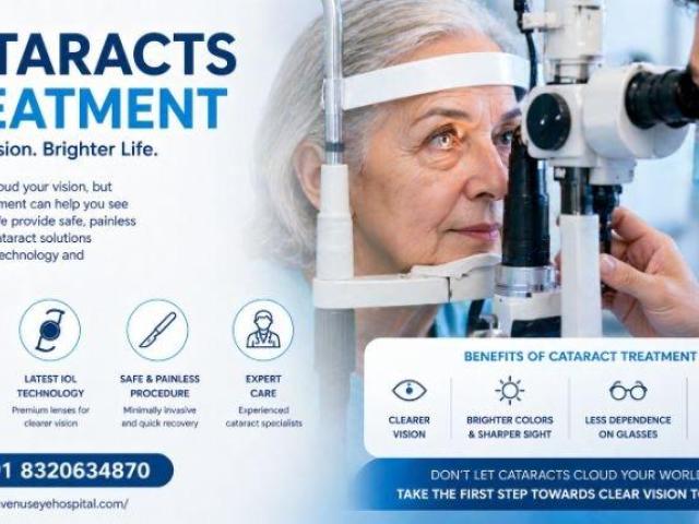 Venus Eye Hospital: The Trusted Destination for Cataracts Treatment in Ahmedabad