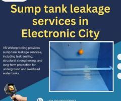 Sump tank leakage services in Electronic City Bangalore