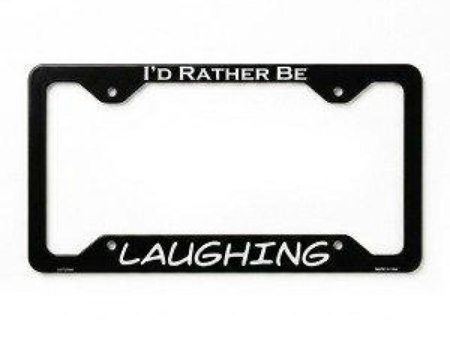Funny License Plate Frames Make Drivers Smile