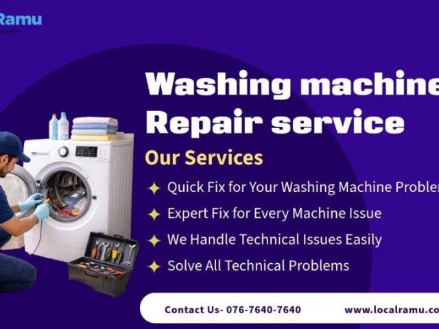 Professional Washing Machine Repair Service in Bengaluru by LocalRamu