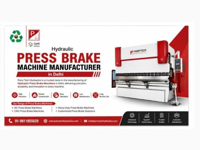 Hydraulic Press Brake Machine Manufacturer in Delhi