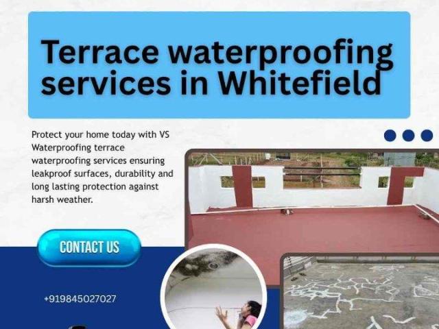 Terrace waterproofing services in Whitefield