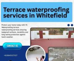 Terrace waterproofing services in Whitefield