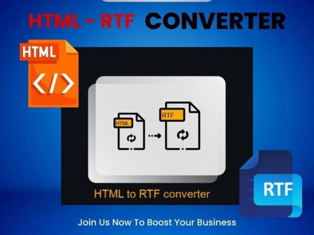 Upload and Convert Your HTML file into RTF with HTML - RTF Converter