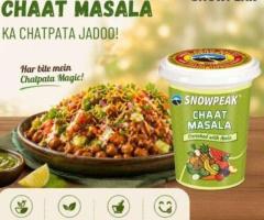 Snowpeak Chaat Masala Powder Enriched with Amla - Premium Tangy Spice Blend