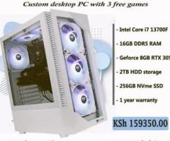 Custom produced Core i7 PC with RTX 3050 GPU