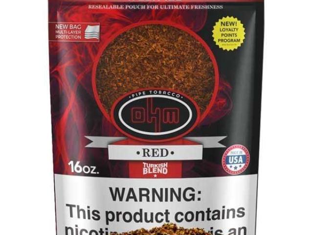 Explore OHM Pipe Tobacco 1 lb Turkish Red at Smoker’s Outlet Online