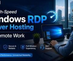 High-Speed Windows RDP Server Hosting for Remote Work