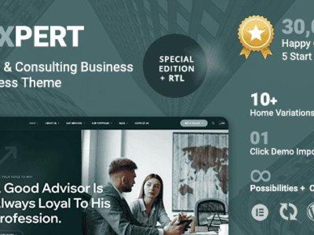 Finxpert - Finance & Consulting Business WordPress Theme