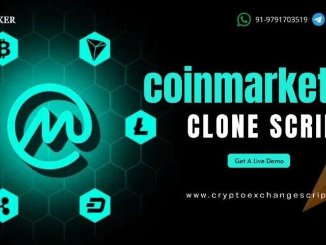 Launch a Structured Crypto Market Platform with CoinMarketCap Clone Script