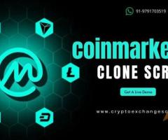 Launch a Structured Crypto Market Platform with CoinMarketCap Clone Script