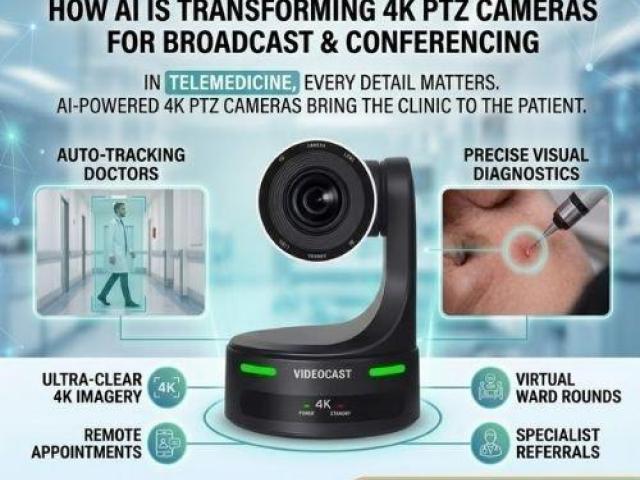 How AI Is Transforming 4K PTZ Cameras For Tele-medicine in medical