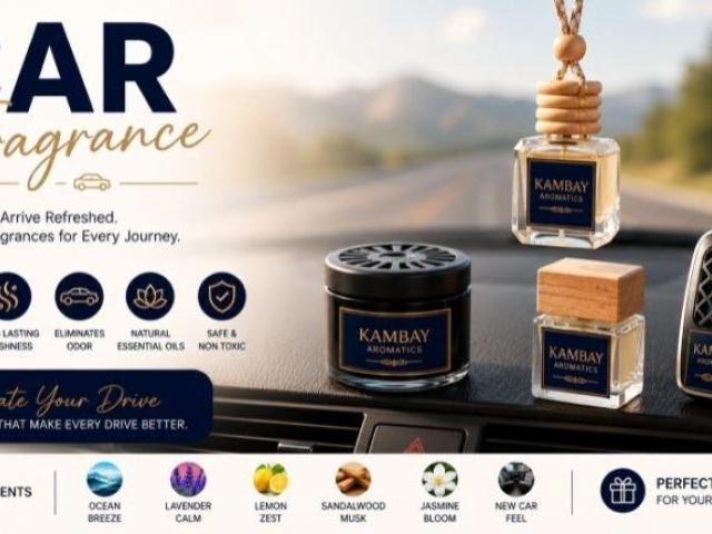 Car Fragrance and Comfort: Everyday Joy with Kambay Aromatics
