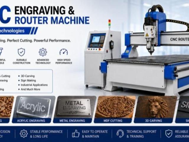CNC Engraving & Router Machine Excellence by Success Technologies – Built for Reliability