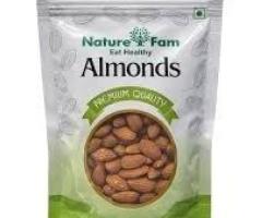 200 GM Badam Price - Naturefam | Premium Fresh & Crunchy Almond Pack