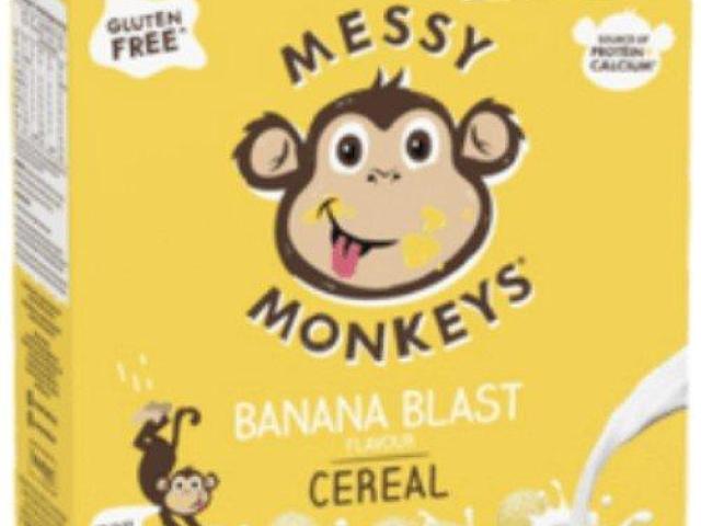 Messy’s Banana Blast Cereal Monkey Treats