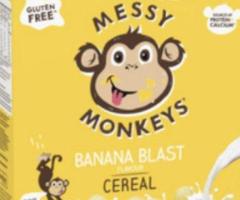 Messy’s Banana Blast Cereal Monkey Treats