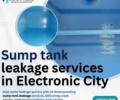 Sump tank leakage services in Electronic City