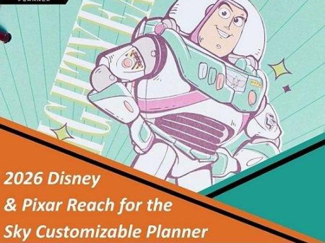 2026 Disney & Pixar Reach for the Sky Customizable Planner
