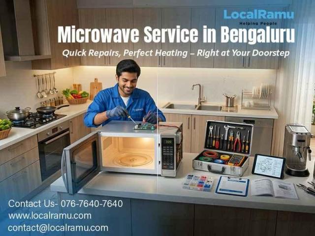 Trusted Microwave Repair Service at Your Doorstep in Bangalore by LocalRamu Services