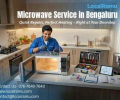 Trusted Microwave Repair Service at Your Doorstep in Bangalore by LocalRamu Services