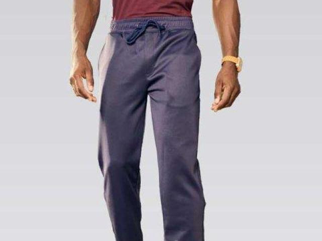 Sporty Joggers for Men Cotton Fabric Regular Fit
