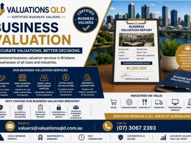 Business Valuation Brisbane | Certified Business Valuers QLD