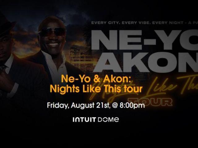 Ne-Yo & Akon Tickets Aug 21th, 2026