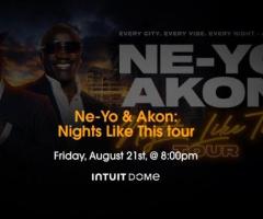 Ne-Yo & Akon Tickets Aug 21th, 2026