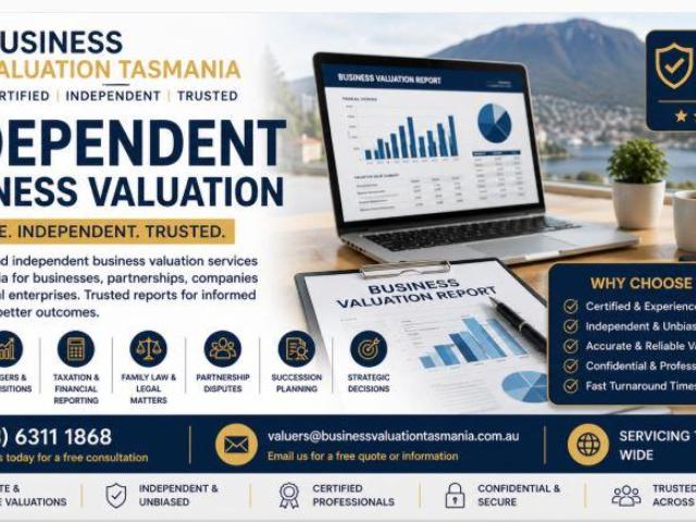 Independent Business Valuation Services in Tasmania