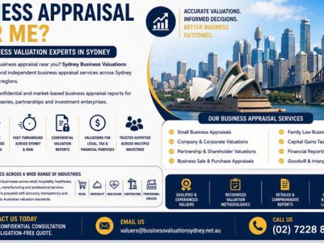 Business Appraisal Near Me – Trusted Business Valuation Experts in Sydney