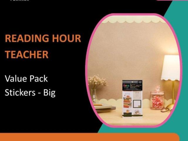Reading Hour Big Value Pack Stickers by Happy Planner