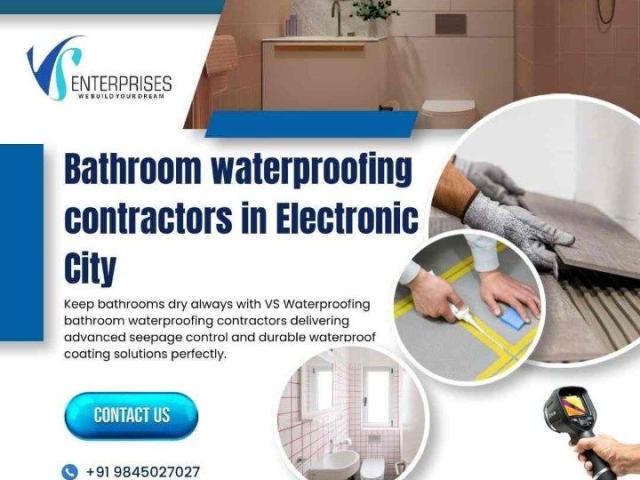 Bathroom waterproofing contractors in Electronic City