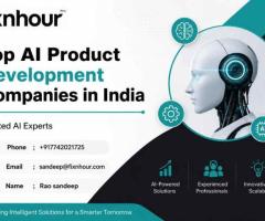 Top AI Product Development Companies in India Trusted AI Experts