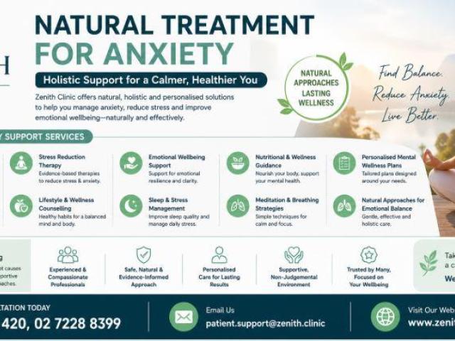 Natural Treatment for Anxiety – Holistic Mental Wellness Support