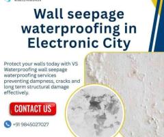 Wall seepage waterproofing in Electronic City