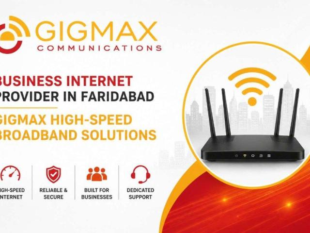 Business Internet Provider in Faridabad – Gigmax High-Speed Broadband Solutions