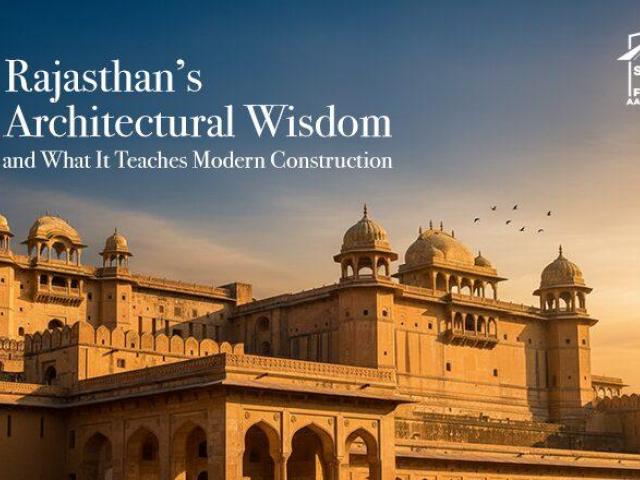 Rajasthan’s Architectural Wisdom & What It Teaches Modern Construction