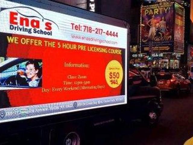 Mobile LED Advertising Services NYC
