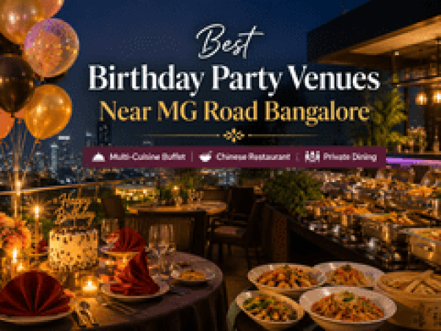 Multi Cuisine Restaurant And Party Venue Near MG Road Bangalore