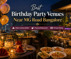 Multi Cuisine Restaurant And Party Venue Near MG Road Bangalore