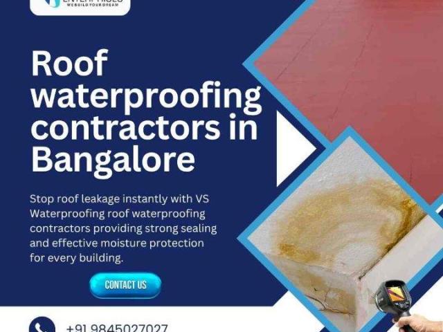 Roof waterproofing contractors in Bangalore